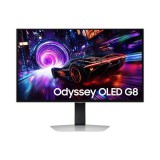 Samsung G81SF számítógép monitor 68,6 cm (27") 3840 x 2160 pixelek 4K Ultra HD OLED Ezüst