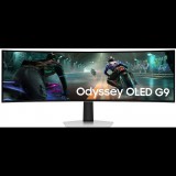 Samsung G91SD számítógép monitor 124,5 cm (49") 5120 x 1440 pixelek Dual QHD OLED Ezüst (LS49DG912SUXEN)
