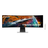 Samsung G95SC számítógép monitor 124,5 cm (49") 5120 x 1440 pixelek Dual QHD OLED Ezüst