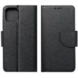Samsung Galaxy A03s SM-A037F, Oldalra nyíló tok, stand, Fancy Book, fekete