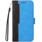 Samsung Galaxy A06 SM-A065F, Oldalra nyíló tok, stand, kártyatartóval, kézpánttal, Wooze Colour Wallet, kék