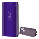 Samsung Galaxy A21s SM-A217F, Oldalra nyíló tok, hívás mutatóval, Smart View Cover, lila (utángyártott) (RS98126) - Telefontok