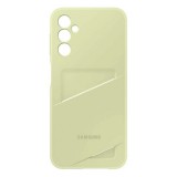 Samsung Galaxy A25 5G (SM-A256) szilikon telefonvédő (kártyazseb) lime