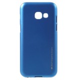 Samsung Galaxy A3 2017 szilikon tok, hátlaptok, telefon tok, kék, Mercury Cocktail, Mercury I-Jelly Metal