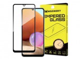 Samsung Galaxy A32 (4G) karcálló edzett üveg TELJES KÉPERNYŐS FEKETE Tempered Glass kijelzőfólia kijelzővédő fólia kijelző védőfólia eddzett