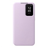 Samsung Galaxy A35 5G (SM-A356) tok álló (aktív flip, oldalra nyíló, átlátszó előlap) levendula
