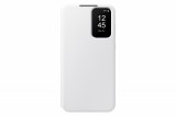 Samsung Galaxy A55, Smart View Wallet Case, Kemény műanyag, Fehér, Mobiltelefon tok