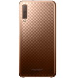 Samsung Galaxy A7 (2018) SM-A750F, Műanyag hátlap védőtok, ultravékony, gyémánt minta, arany, gyári (73120) - Telefontok