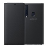 Samsung Galaxy A9 Flip Wallet tok (fekete)