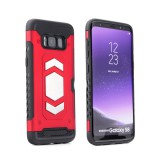 Samsung Galaxy J6 Plus (2018) SM-J610F, Műanyag hátlap védőtok, ütésálló, mágneses, Forcell Magnet, piros (74036) - Telefontok