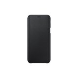 Samsung Galaxy J6 Wallet Cover tok (fekete)