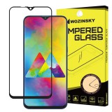 Samsung Galaxy M10 karcálló edzett üveg TELJES KÉPERNYŐS FEKETE Tempered Glass kijelzőfólia kijelzővédő fólia kijelző védőfólia eddzett SM-M105F