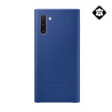 Samsung Galaxy Note 10 bőr hátlap (kék)