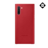 Samsung Galaxy Note 10 bőr hátlap (piros)