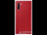 Samsung Galaxy Note 10 bőr tok, piros