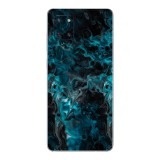 Samsung Galaxy Note 10 Lite - Kék márvány mintás fólia