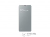 Samsung Galaxy S10 E clear view cover flip tok, fehér (EF-ZG970CWEGWW)
