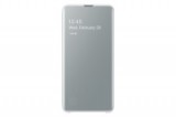 Samsung Galaxy S10 E clear view cover tok, Fehér OSAM-EF-ZG970CWEG
