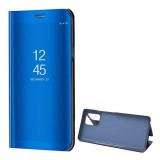 Samsung Galaxy S10 Lite SM-G770, Oldalra nyíló tok, hívás mutatóval, Smart View Cover, kék (utángyártott) (RS95748) - Telefontok