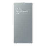 Samsung Galaxy S10e Clear View Cover tok (fehér)
