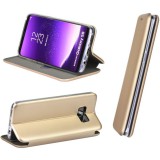 Samsung Galaxy S20 Ultra 5G SM-G988, Oldalra nyíló tok, stand, Forcell Elegance, arany (88596) - Telefontok