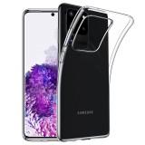 Samsung Galaxy S20 Ultra 5G SM-G988, Szilikon tok, ultravékony, közepesen ütésálló, légpárnás sarok, ESR Essential Zero, átlátszó (S47460) - Telefontok