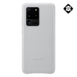 Samsung Galaxy S20 Ultra bőr tok (világos szürke)