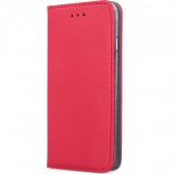 Samsung Galaxy S21 5G SM-G991, Oldalra nyíló tok, stand, Smart Magnet, piros (96921) - Telefontok
