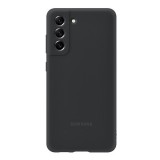 Samsung Galaxy S21 FE 5G SM-G990, Szilikon tok, fekete, gyári (sérült csomagolás) (RS114603SCS) - Telefontok