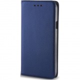 Samsung Galaxy S21 Plus 5G SM-G996, Oldalra nyíló tok, stand, Smart Magnet, sötétkék (96924) - Telefontok