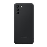 Samsung Galaxy S21 Plus 5G SM-G996, Szilikon tok, fekete, gyári (RS102665) - Telefontok
