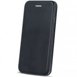 Samsung Galaxy S22 Plus 5G SM-S906, Oldalra nyíló tok, stand, Forcell Elegance, fekete (111880) - Telefontok