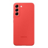 Samsung Galaxy S22 Plus 5G SM-S906, Szilikon tok, piros, gyári (RS114496) - Telefontok