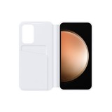 Samsung Galaxy S23 FE Smart View Wallet, gyári flip tok, Fehér, EF-ZS711CWEGWW-B-IT