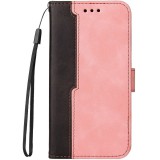 Samsung Galaxy S23 SM-S911, Oldalra nyíló tok, stand, kártyatartóval, kézpánttal, Wooze Colour Wallet, rózsaszín (130267)