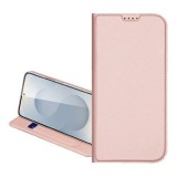 Samsung Galaxy S24 FE SM-S721, Oldalra nyíló tok, stand, Dux Ducis, vörösarany
