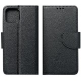 Samsung Galaxy S24 FE SM-S721, Oldalra nyíló tok, stand, Fancy Book, fekete
