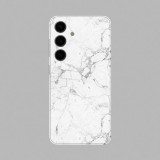 Samsung Galaxy S24 - Fehér márvány mintás fólia