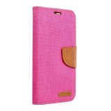 Samsung Galaxy S24 Plus SM-S926, Oldalra nyíló tok, stand, Canvas Book, rózsaszín