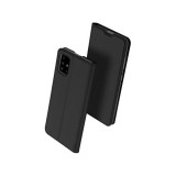 Samsung Galaxy S24 Ultra SM-S928, Oldalra nyíló tok, stand, Dux Ducis, fekete