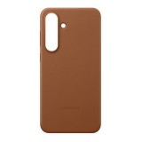 Samsung Galaxy S25 FE (SM-S731) műanyag telefonvédő (eco vegán bőr hátlap) bézs
