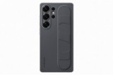 Samsung Galaxy S25 Ultra, Fekete, Stand Grip, Gyári Mobiltelefon tok