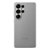 Samsung Galaxy S25 Ultra (SM-S938) műanyag telefonvédő (eco vegán bőr hátlap) sötétszürke