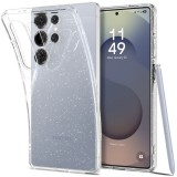 Samsung Galaxy S25 Ultra SM-S938, Szilikon tok, Spigen Liquid Crystal Glitter, átlátszó