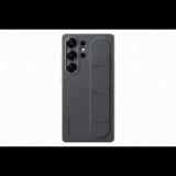 Samsung Galaxy S25 Ultra Stand Grip tok, Fekete (OSAM-EF-GS938CBEG)