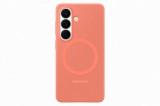 Samsung Galaxy S26, Slim Magnet Case, Gyári, Korall, Szilikon mágneses tok