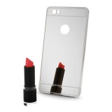 Samsung Galaxy S6 SM-G920, Alumínium hátlap védőtok, tükröződő felület, Metal Mirror, ezüst (46848) - Telefontok