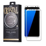 Samsung Galaxy S8 Plus PET fólia, előlapi, 3D, hajlított, fehér kerettel, Remax GL-08