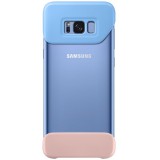 Samsung Galaxy S8 SM-G950, Műanyag hátlap védőtok, 2 részes, kék/barack, gyári (RS69171) - Telefontok
