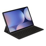 Samsung Galaxy Tab S10 Plus LTE (SM-X826B)tok (flip, ultravékony, bluetooth billentyűzet, qwerty, angol nyelvű) fekete